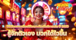 วิธีเลือกเกมสล็อตให้เหมาะกับสไตล์การเล่น ปี 2025